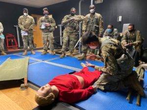 training picture of army rotc