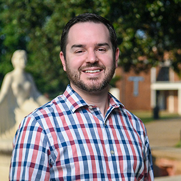 Colin Bailey in the Quad