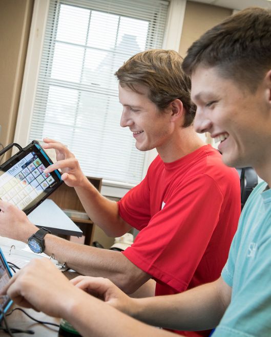 Students with speech readers