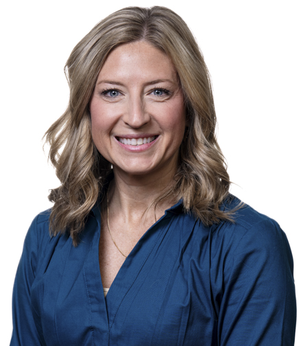 headshot of Courtney Boothe on a white background 