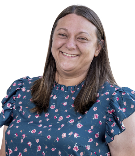 Headshot of Erika Jones on a white background 