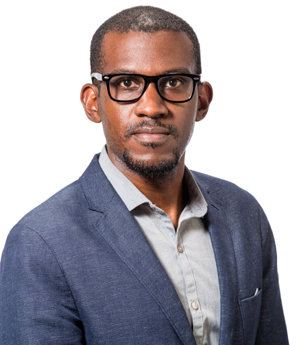 Headshot of Ankunda Kiremire on a white background
