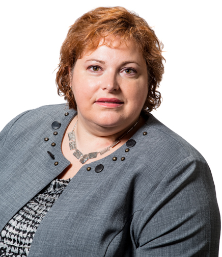 Headshot of Daniela Mainardi on a white background