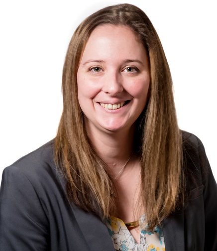 Headshot of Elizabeth Matthews on a white background