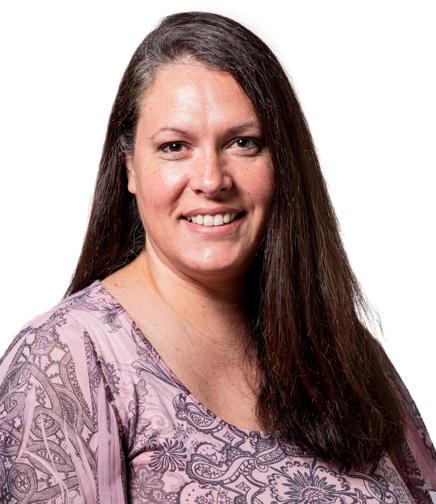 Headshot of Lori McCullough on a white background
