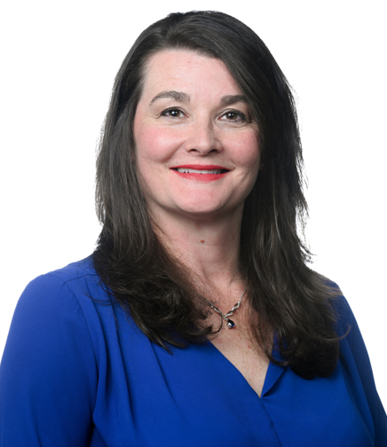 Headshot of Patti McFadden on a white background