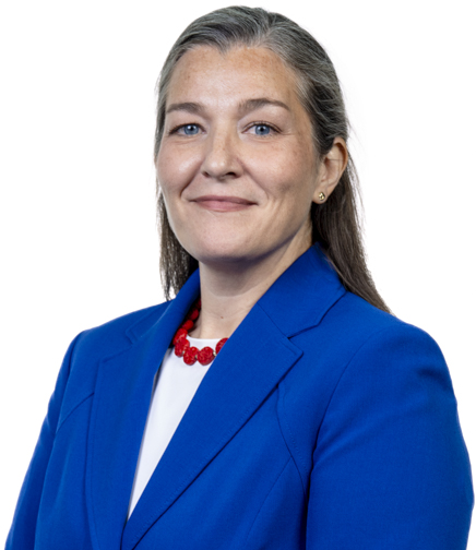 Headshot of Sarah Warren on a white background