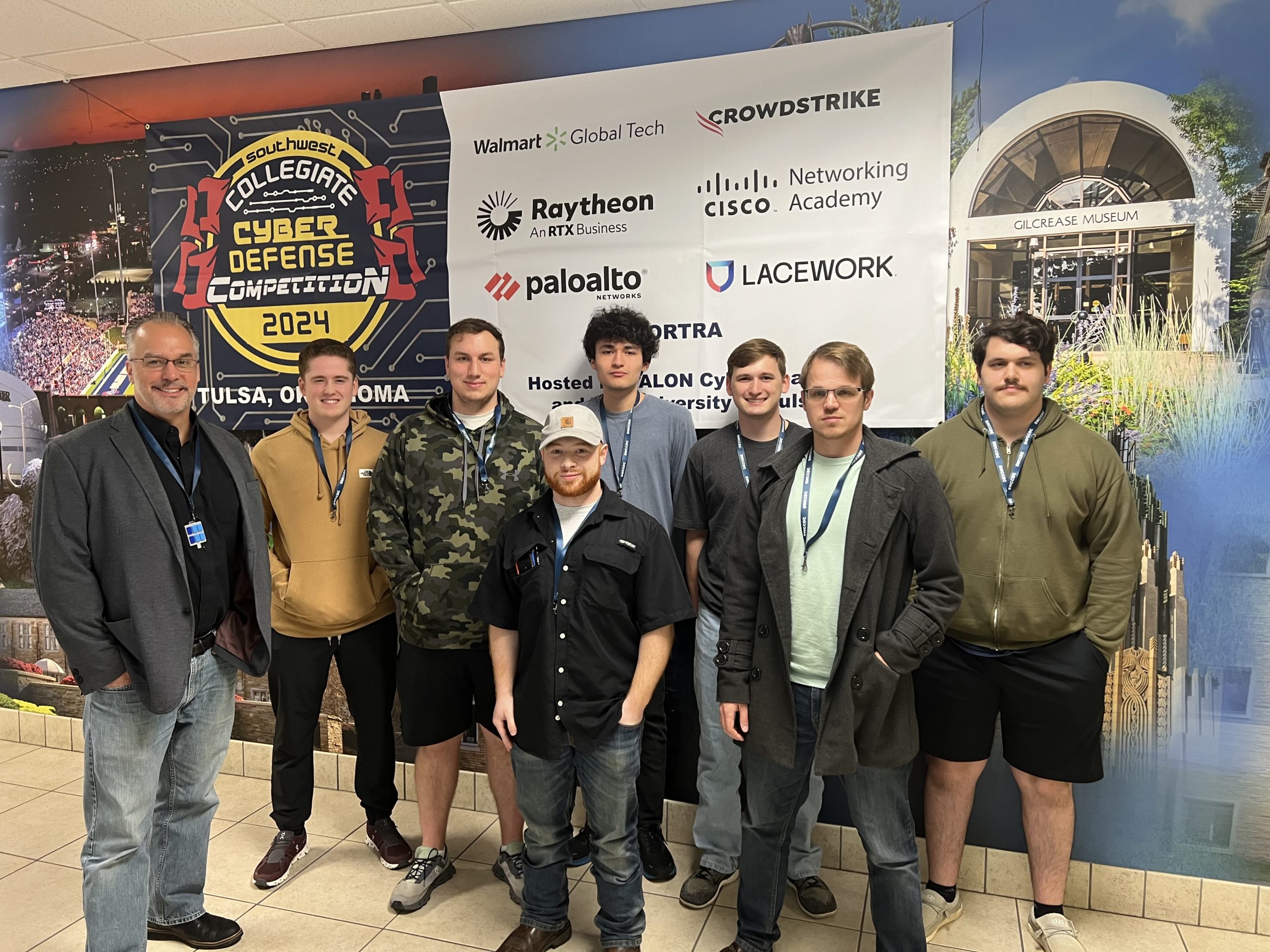 cyail lab team members with professor