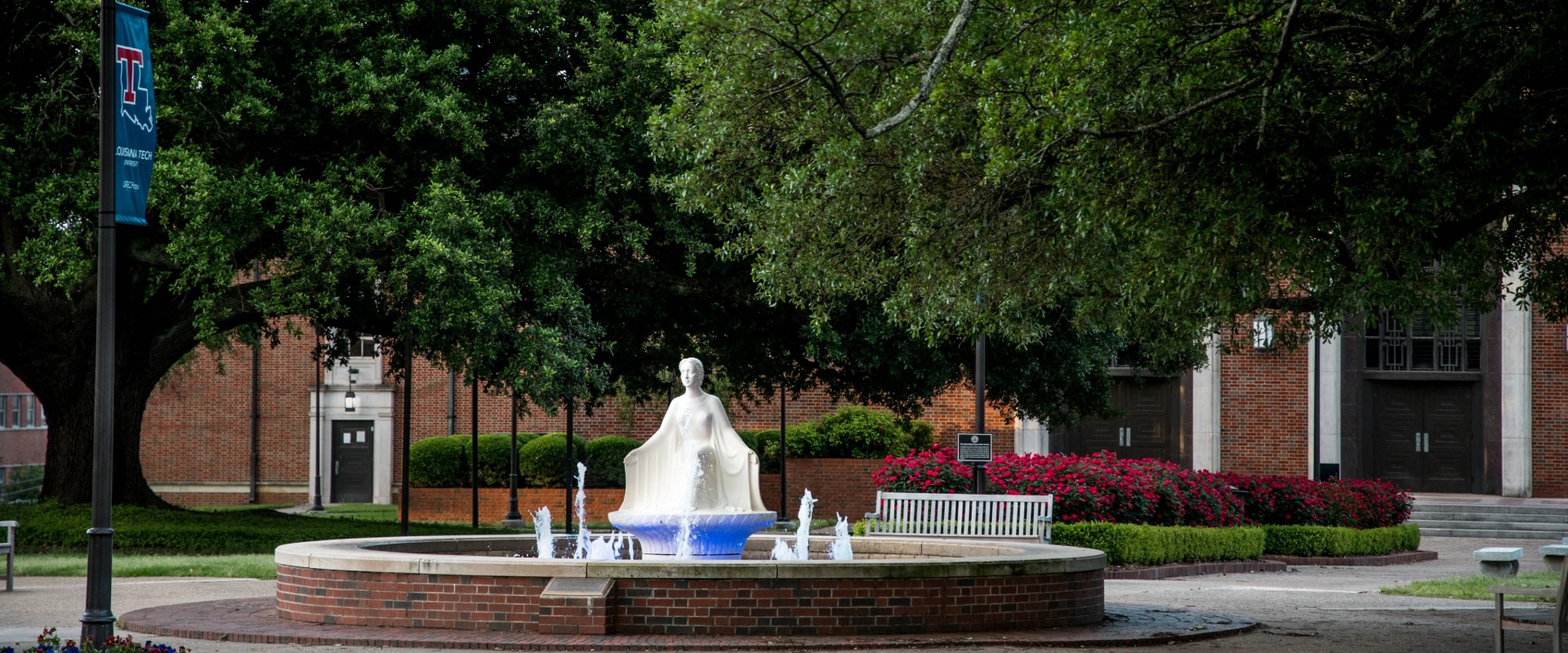 Lady of the Mist fountain