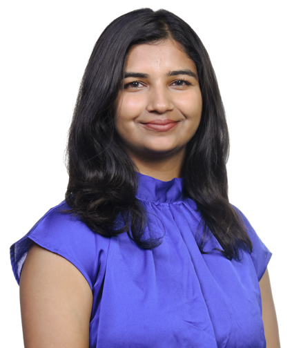 Headshot of Kabita Adhikari on a white background