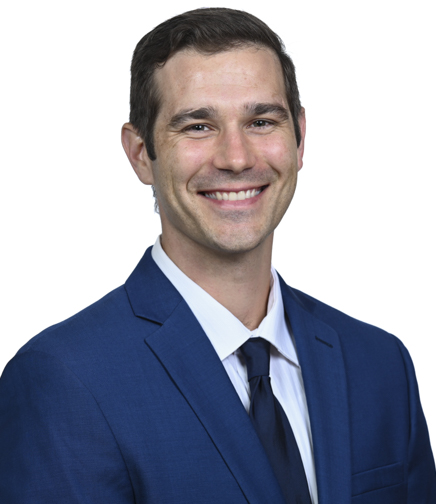 Headshot of Benjamin Bergholtz on a white background