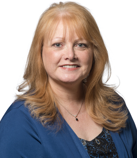 Headshot of Nancy Darland on a white background