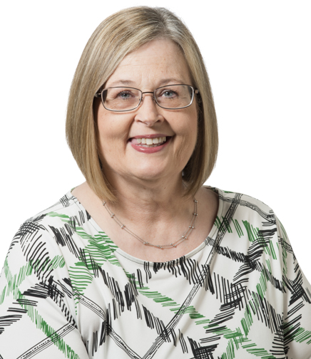Headshot of Melanie Gleason on a white background