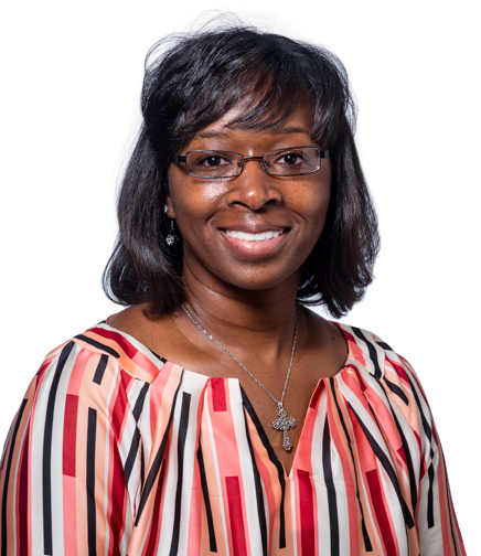 Headshot of Yolanda Hoof on a white background