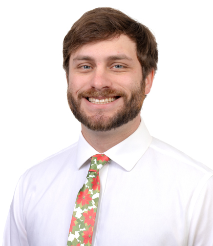 Headshot of Maxwell Hyde on a White Background