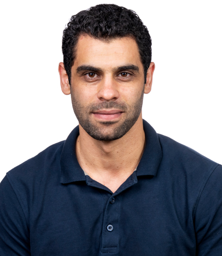 Headshot of Majd Tahat on a White Background